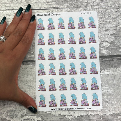 Tessa Two Afternoon Tea / Tea Party Gonk Character Stickers Mixed (DPD-2986)