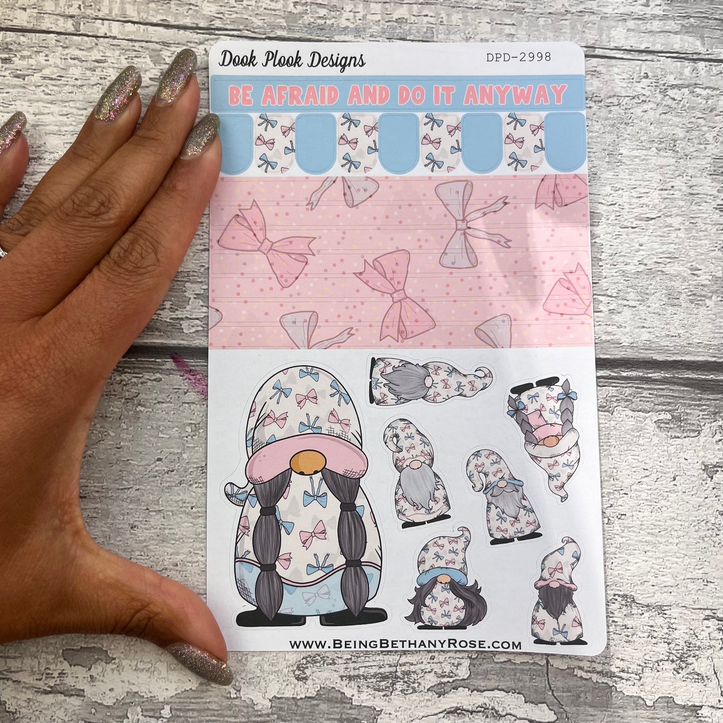 Eloise Bow Gonk strips and Character stickers  (DPD2998)