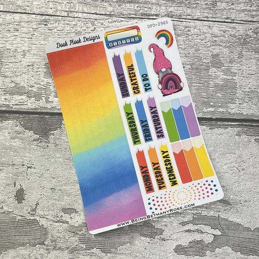 Marianne Rainbow days Journal planner stickers (DPD2965)