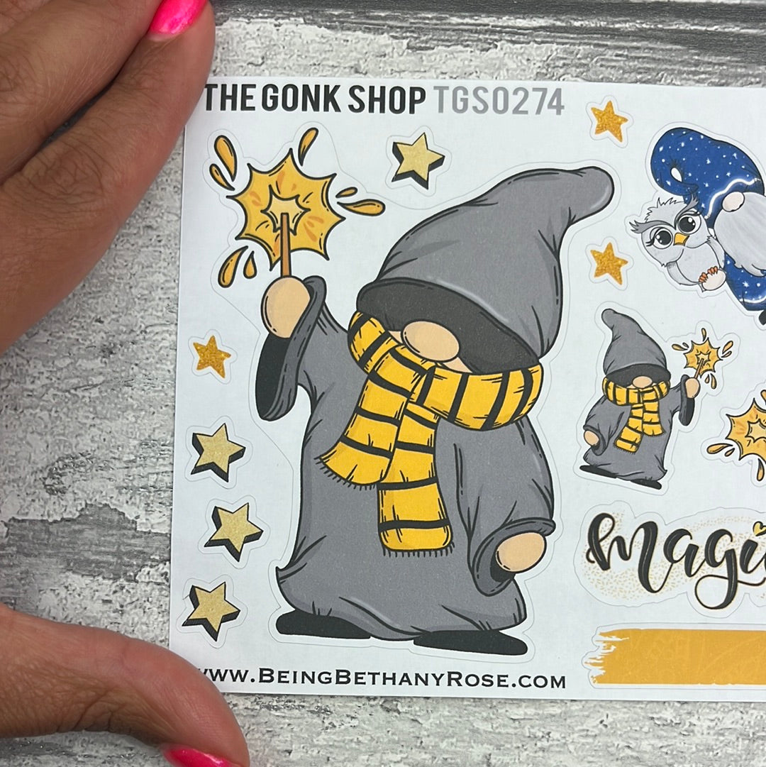 Wizard Gonk (Yellow) Stickers (TGS0274)