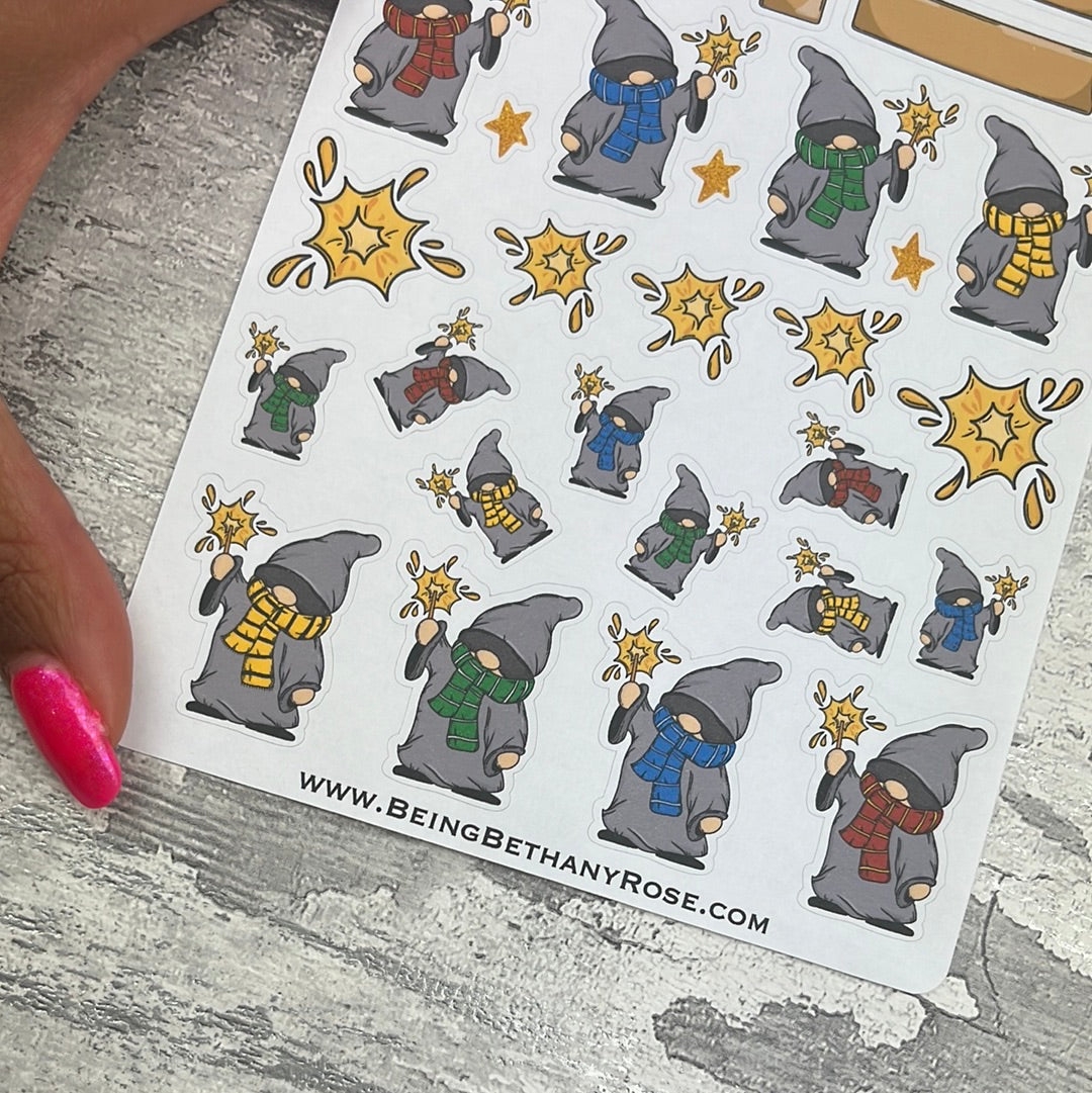 Wizard character Stickers Journal planner stickers (DPD3012)