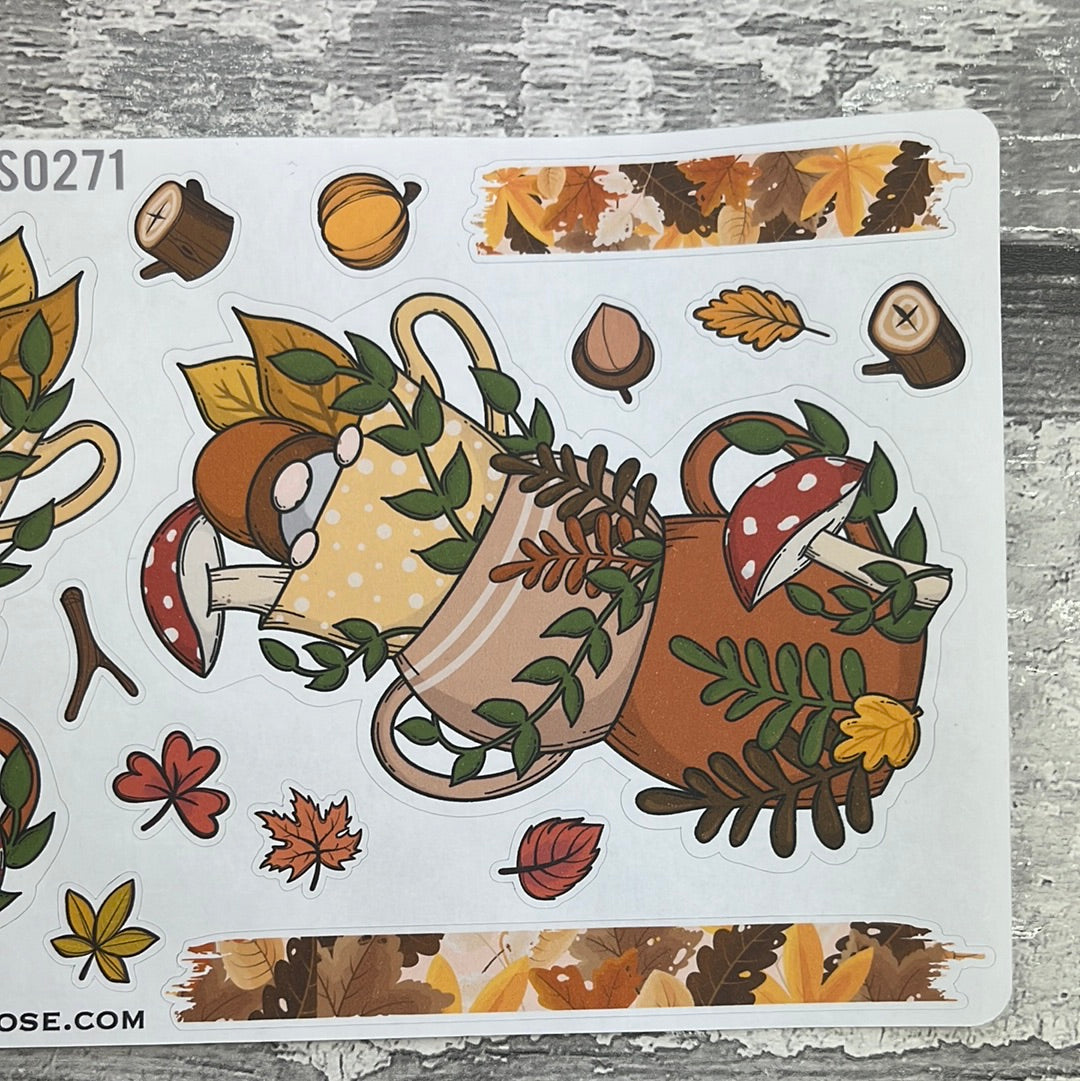 Autumn Woodland Cup Gonk Stickers (TGS0271)