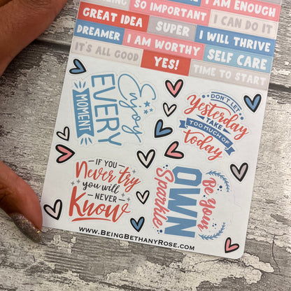 Eloise Bow quote stickers  (DPD2999)