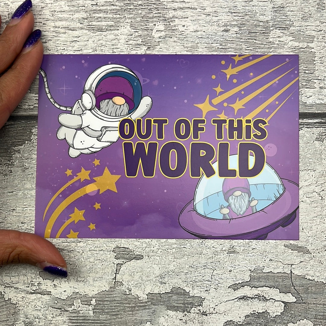 Postcard - Out of this world