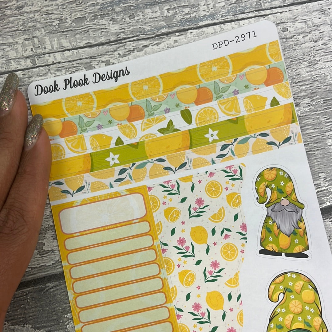 Layla Lemon Characters and strips journalling stickers  (DPD2996)