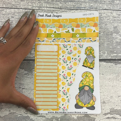 Layla Lemon Characters and strips journalling stickers  (DPD2996)