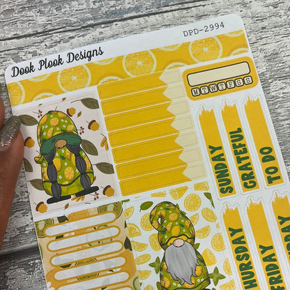 Layla Lemon Gonk boxes and days journalling stickers  (DPD2994)