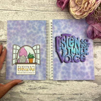 Reusable Sticker Album / Sticker Stash book (Listen to your inner voice)