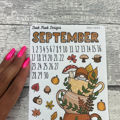 September Journal planner stickers (DPD3003)