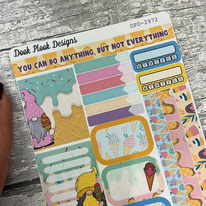 Kennedy Ice Cream Gonk box journalling stickers  (DPD2972)