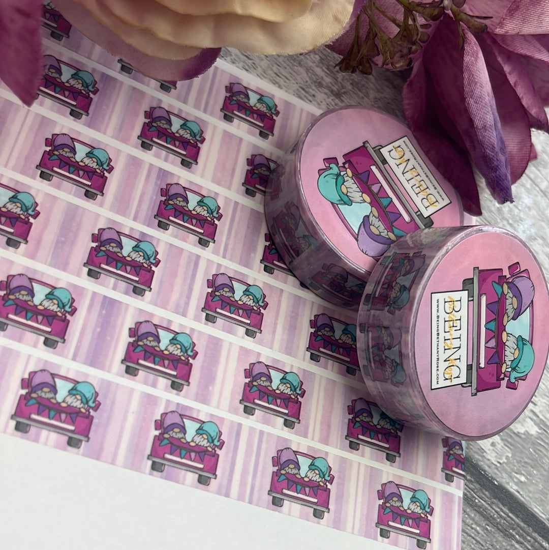 Washi Tape -Pink Truck