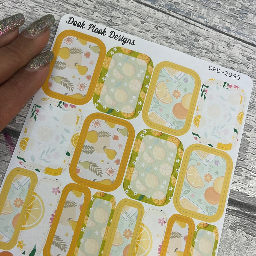 Layla Lemon Gonk half boxes stickers  (DPD2995)