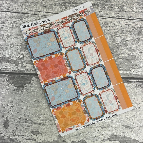 Autumn Leaves Emma box Journal planner stickers (DPD3016)