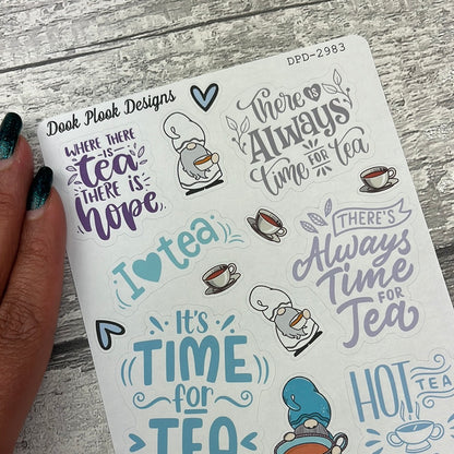 Tessa Two Gonk quotes journal stickers  (DPD2983)