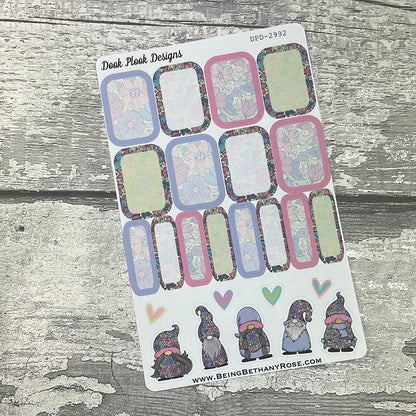 Zoey Blooming Marvellous Gonk half boxes and character journal stickers  (DPD2992)