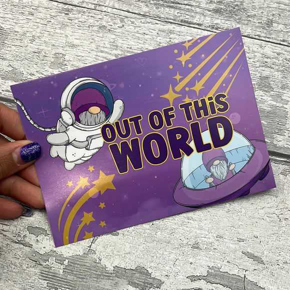 Postcard - Out of this world