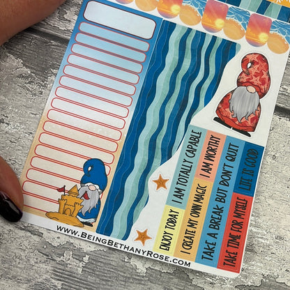 Shelley Seaside Journal planner stickers (DPD2971)