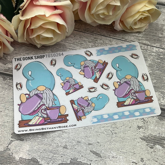 Tessa Two - Afternoon Tea / Tea Party Gonk Stickers (TGS0264)