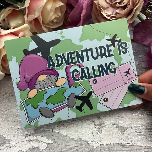Postcard - Adventure is calling