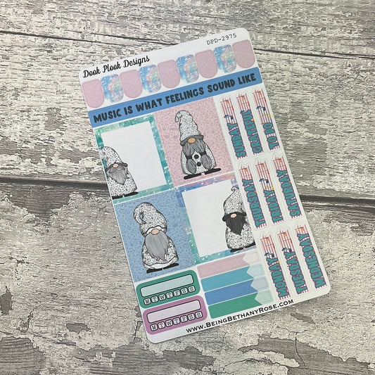 Melody Music Journal planner stickers (DPD2975)