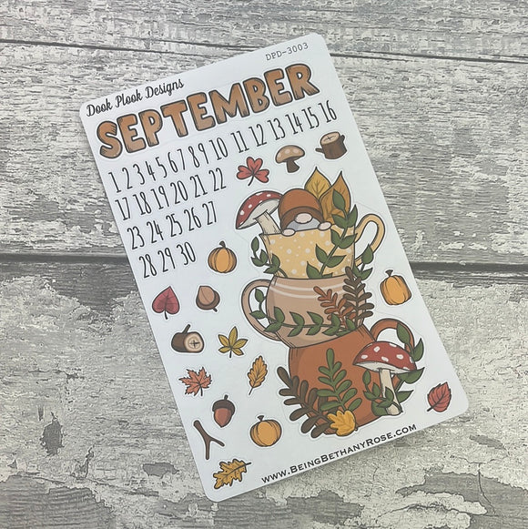 September Journal planner stickers (DPD3003)