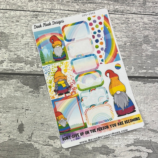 Marianne Rainbow boxes Journal planner stickers (DPD2966)