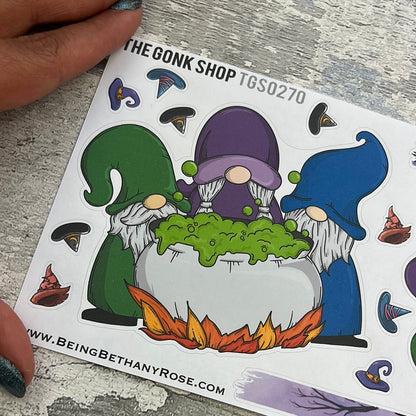 Witch Please - Halloween Gonk Stickers (TGS0270)