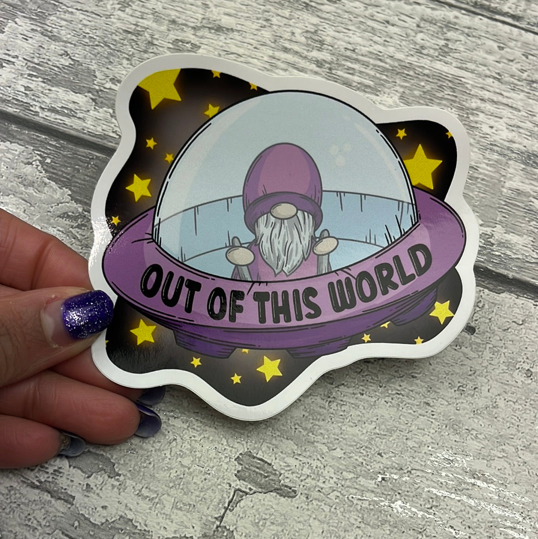 Out of this world  - Kallie - Vinyl sticker (013)