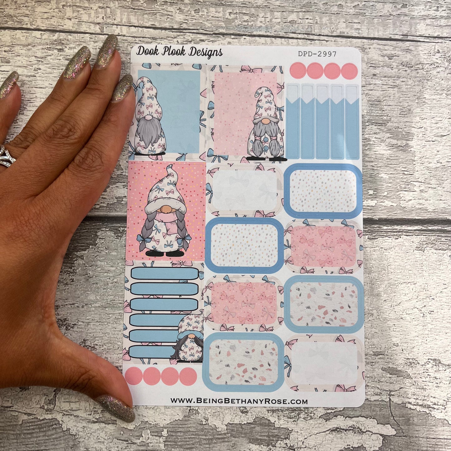 Eloise Bow Gonk Functional boxes stickers  (DPD2997)