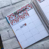Poppies Monthly View Kit (can change month) for the Erin Condren Planners