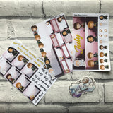 July precious Monthly View Kit (can change month) for the Erin Condren Planners
