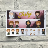 July precious Monthly View Kit (can change month) for the Erin Condren Planners