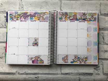 April (can change month) Easter Monthly View Kit for the Erin Condren Planners