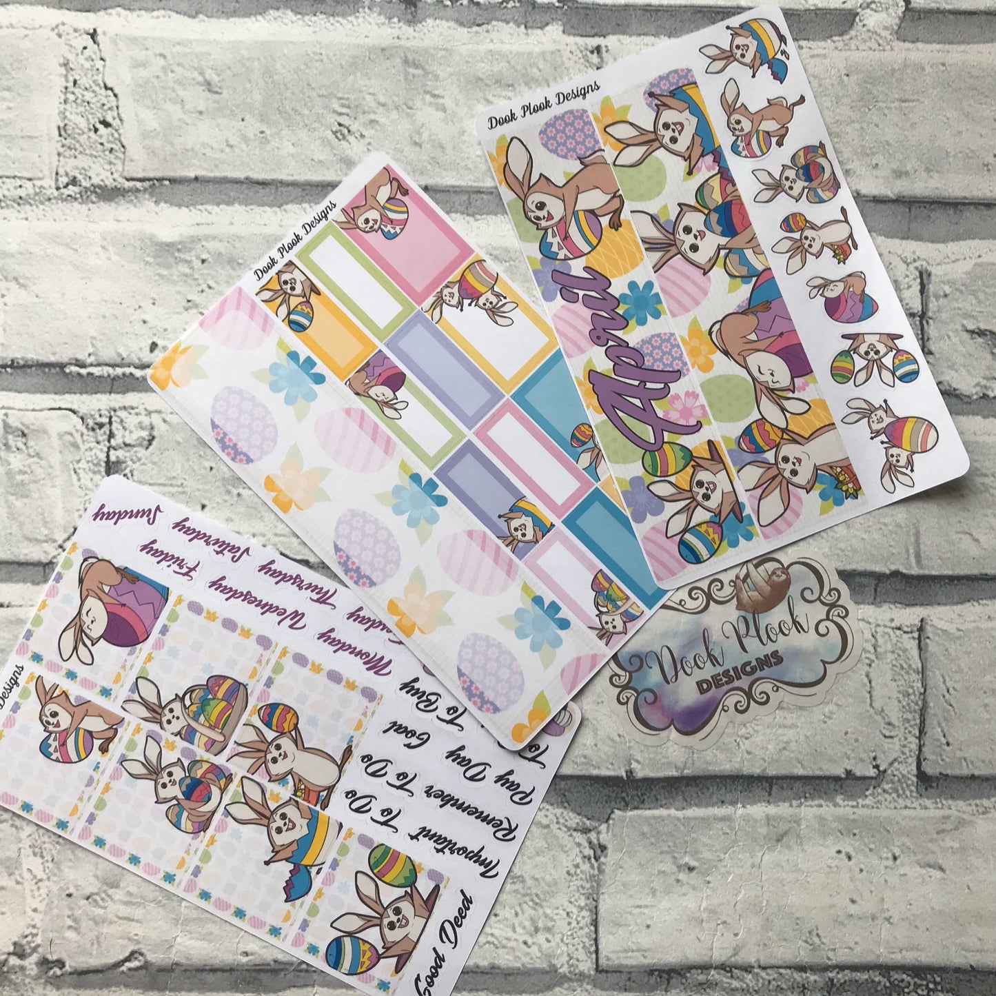 April (can change month) Easter Monthly View Kit for the Erin Condren Planners