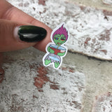 Wine / Alcohol / drinking Zombabe sticker for planners (ZB21)