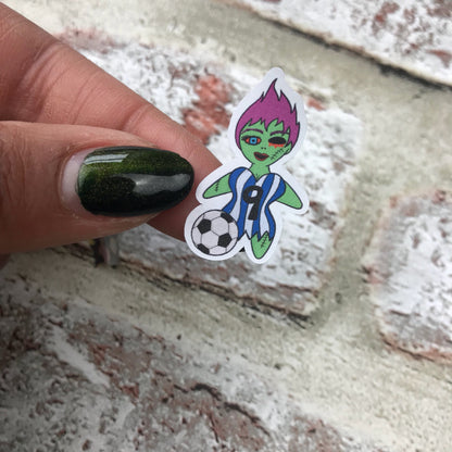 Football / Soccer Zombabe sticker for planners (ZB20)