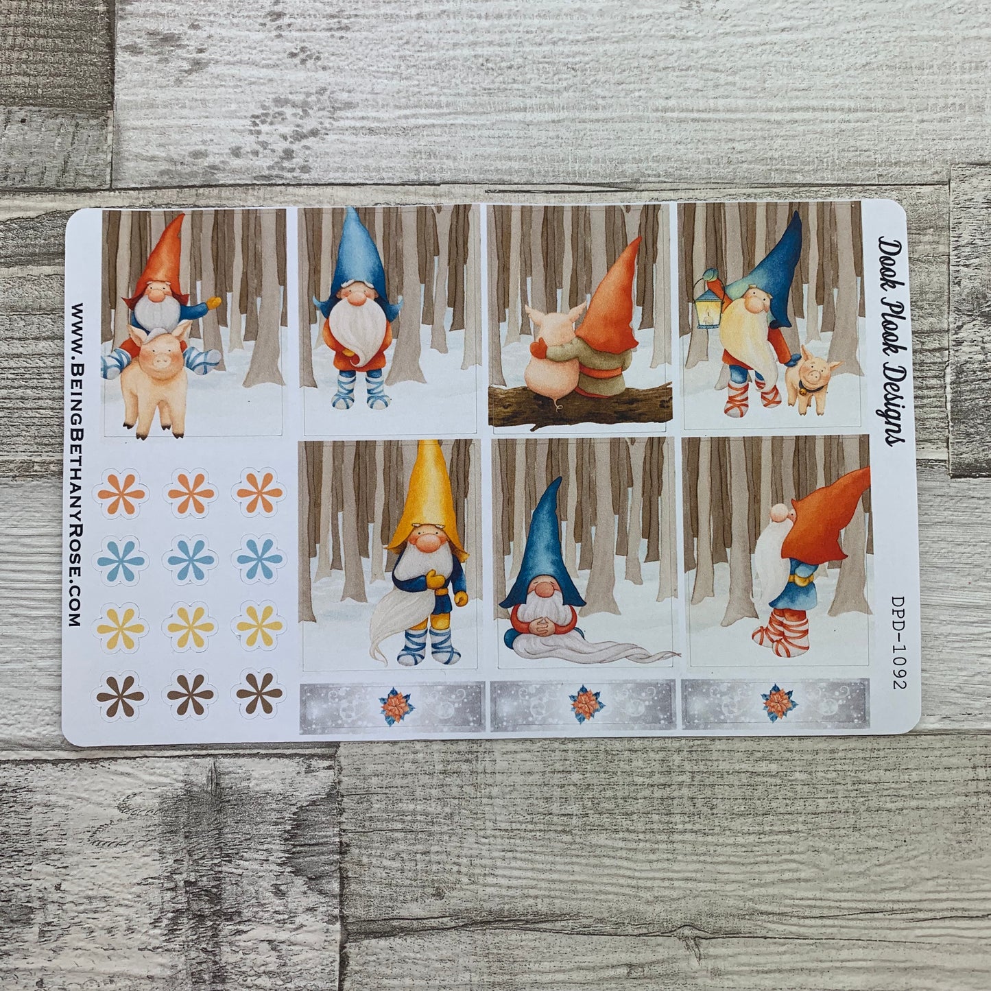 Yuletide stickers (week pack) for Erin Condren Vertical (DPD1092)