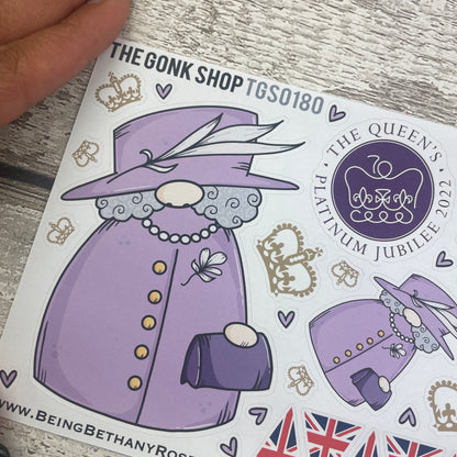 Queen Jubilee Gonk Stickers (TGS0180)