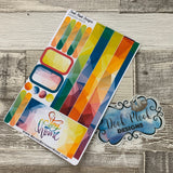 (0026) Passion Planner Daily stickers - Stay at Home