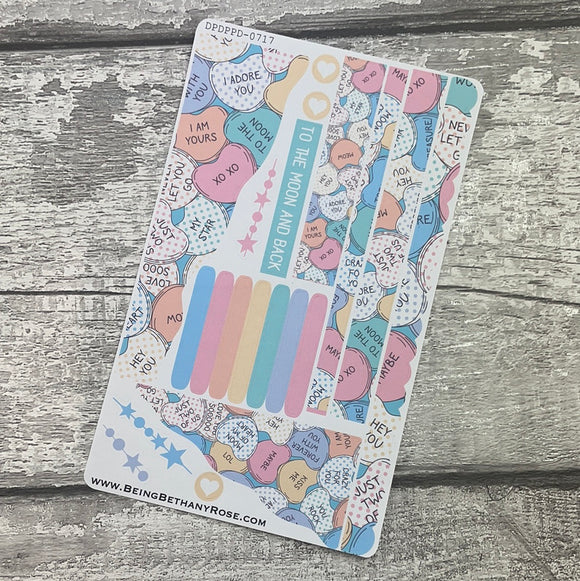 (0717) Passion Planner Daily Wave stickers - Elsie