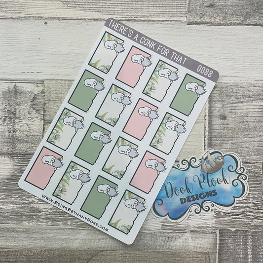 Leafy Dreams Ripped Notes Peeping Gnorman Sticker (GFT-0092)