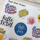 Hello Friday  stickers  (DPD1348)