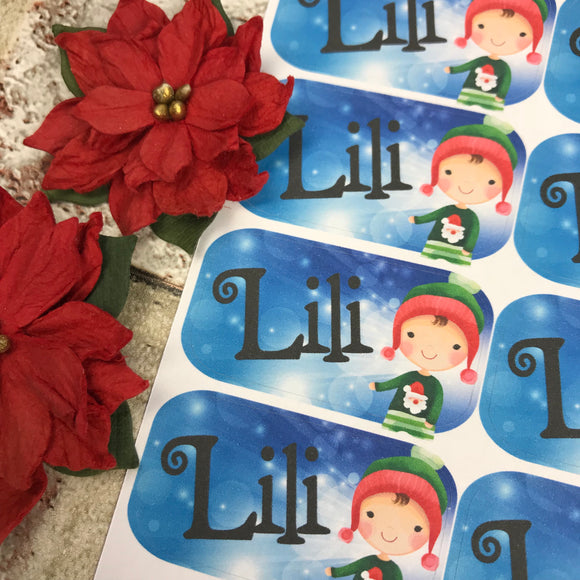 Personalised kids / adults Christmas Present Labels. (26 Baby)