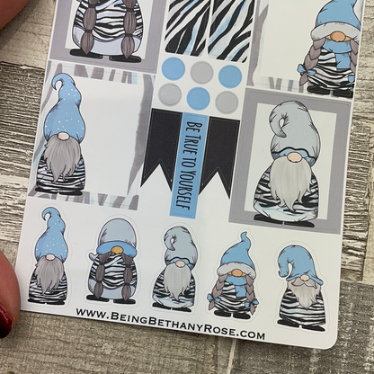 Blue Zebra Gonk functional stickers  (DPD2115)