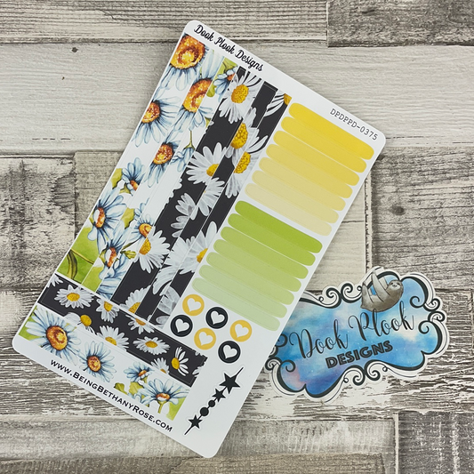 (0375) Passion Planner Daily Compact stickers - Daisy