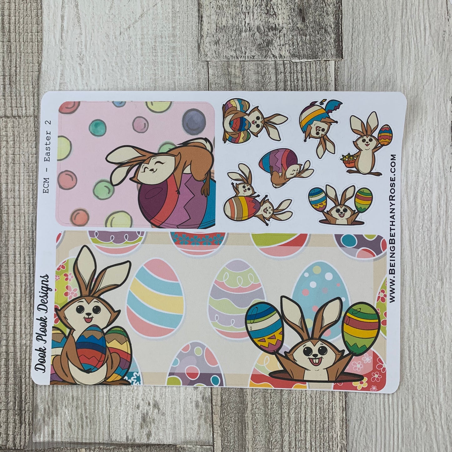 Erin Condren Month Note Pages (Easter)