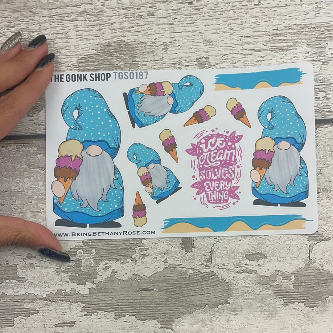 Kennedy Ice Cream Gnorman Gonk Stickers (TGS0187)
