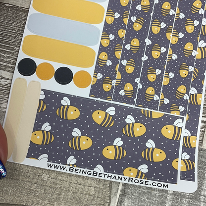 (0320) Passion Planner Daily stickers - Bees