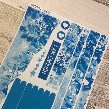 (0603) Passion Planner Daily Wave stickers - frosty