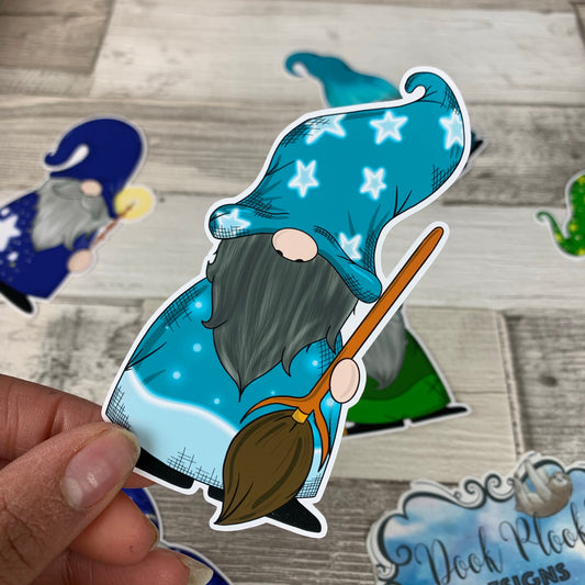 Wizard Gonk Diecut (Basil with Broom)